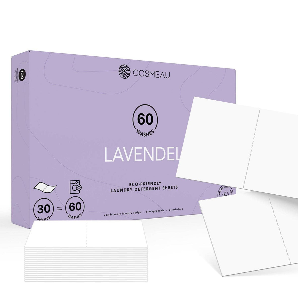 Cosmeau pesulehed Lavender, 120 pesu