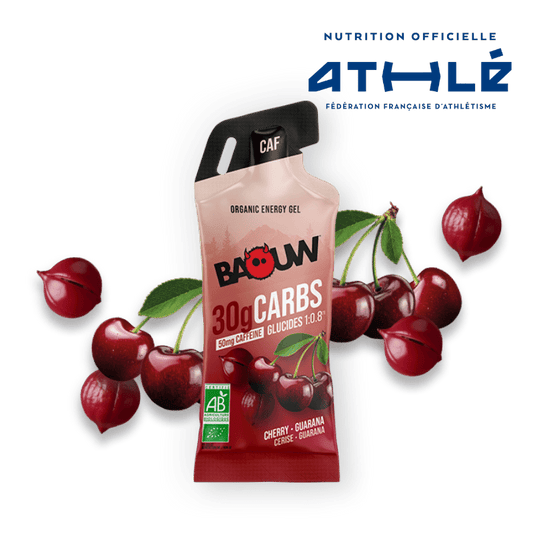 Villem Cherry - Guarana Gel Stick Baouw Organic Nutrition
