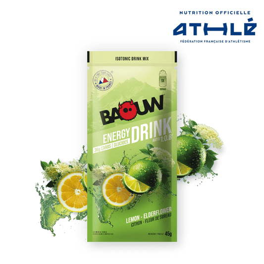 Villem Isotonic Drink Sachets Lemon - Elderflower Baouw Organic Nutrition