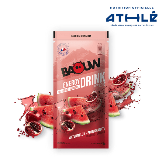 Villem Watermelon - Pomegranate Isotonic Drink Sachets Baouw Organic Nutrition