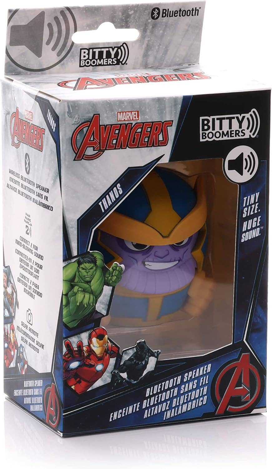 Villem Bitty Boomers mini Bluetooth-kõlar – Marvel Avengers Thanos Bitty Boomers