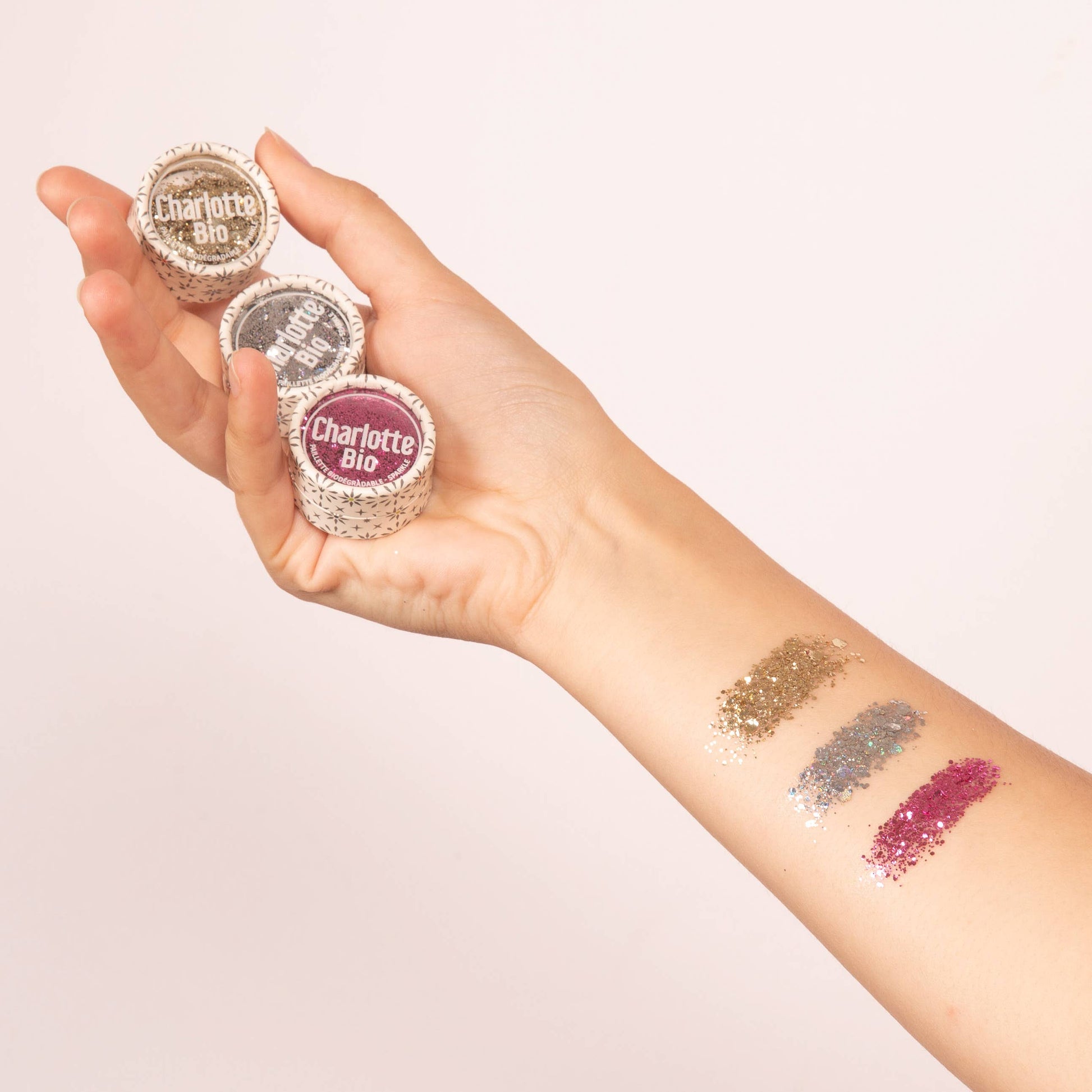 Villem Charlotte BIO Glitter: Silver 9g CHARLOTTE BIO