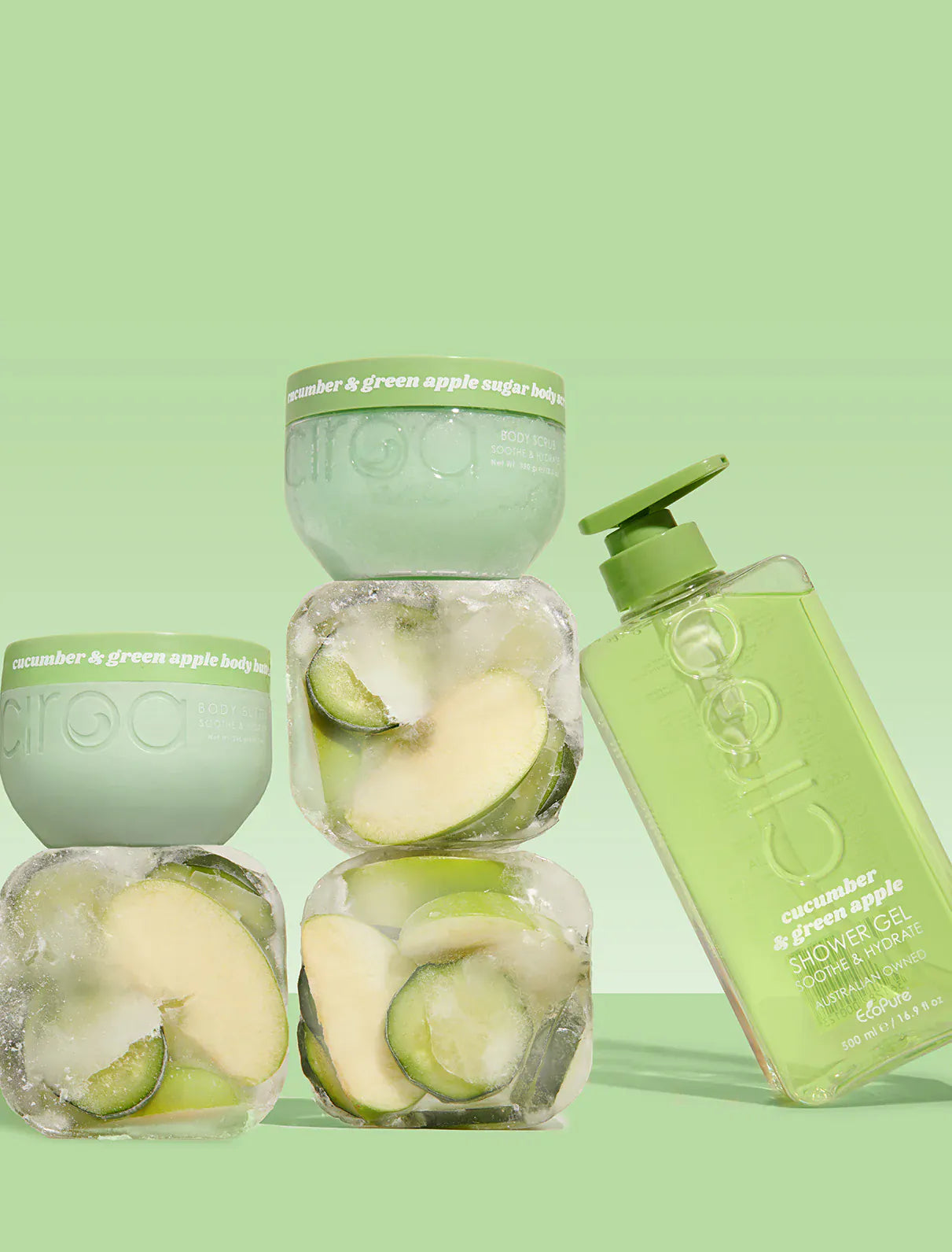 Villem CIROA Cucumber & Green Apple värskendav dušigeel 350 ml CIROA