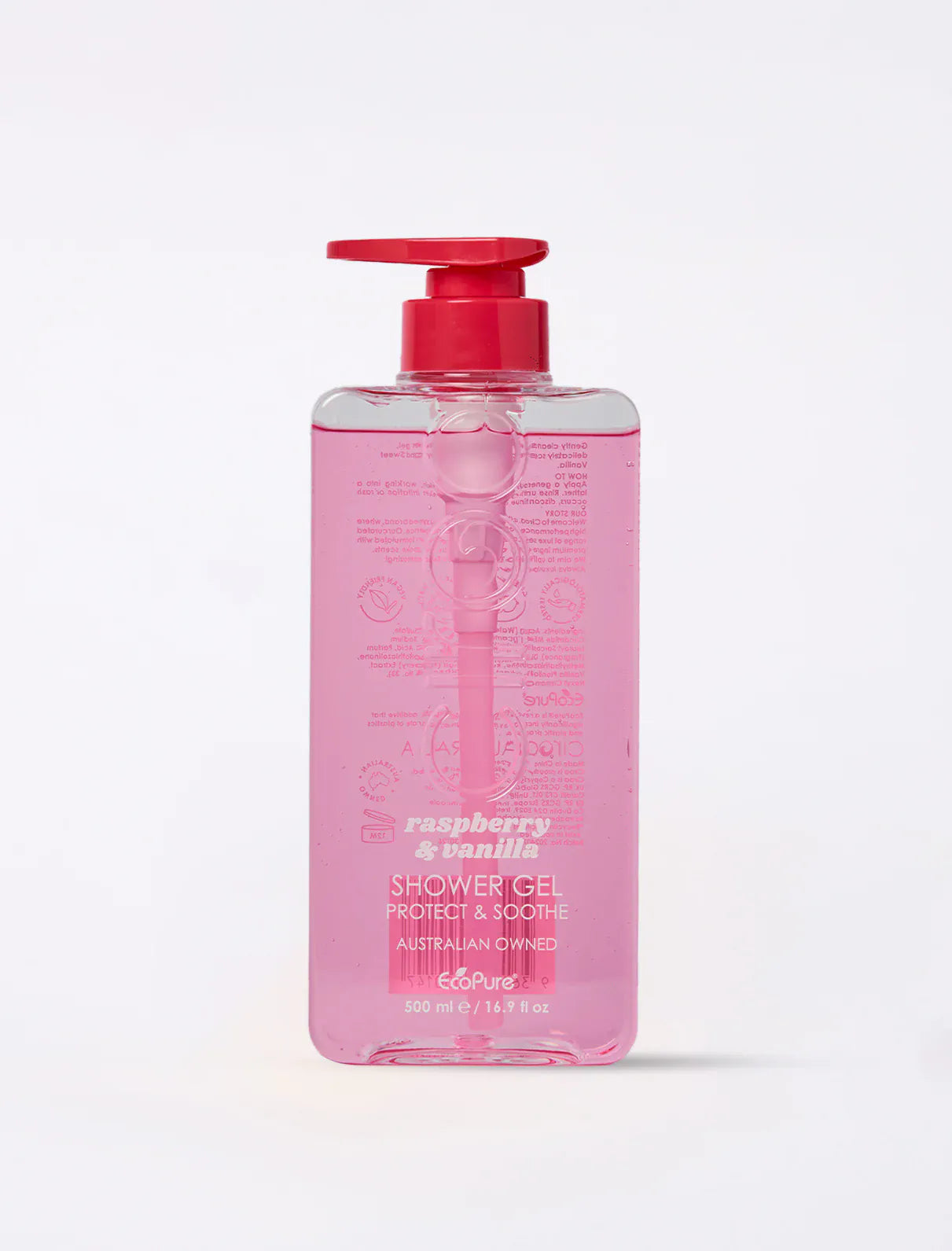 Villem CIROA Protect & Soothe Raspberry & Vanilla niisutav dušigeel 350 ml CIROA