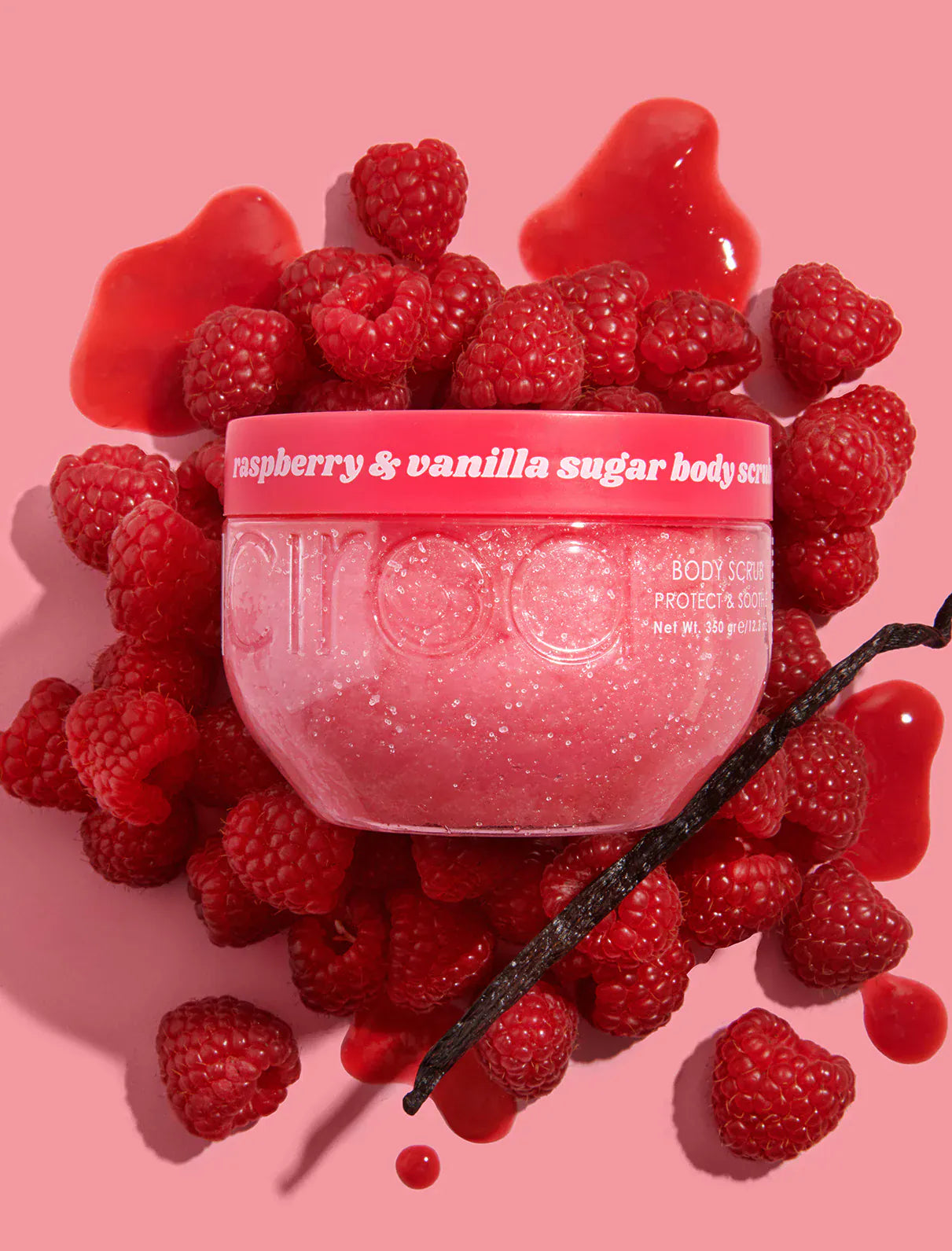 Villem CIROA Protect & Soothe Raspberry & Vanilla rahustav kehakoorija 350 g CIROA