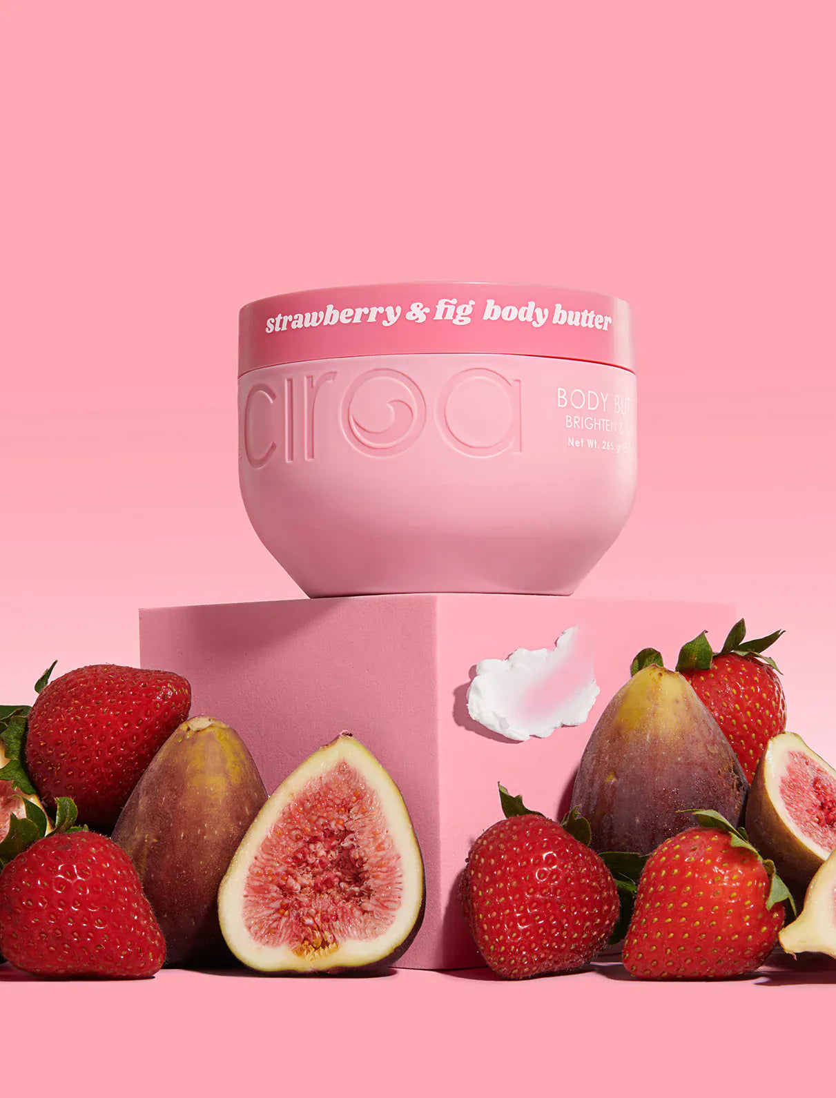 Villem CIROA Strawberry & Fig Brighten & Calm kehavõi 265 g CIROA