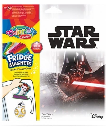 Villem Tee ise! COLORINO DISNEY magnetikomplekt 4tk - StarWars Colorino