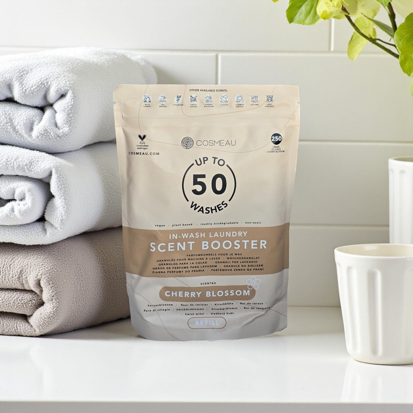 Villem Cosmeau Lõhnapärlid kuni 250g (50 pesule) - Cherry Blossom Cosmeau