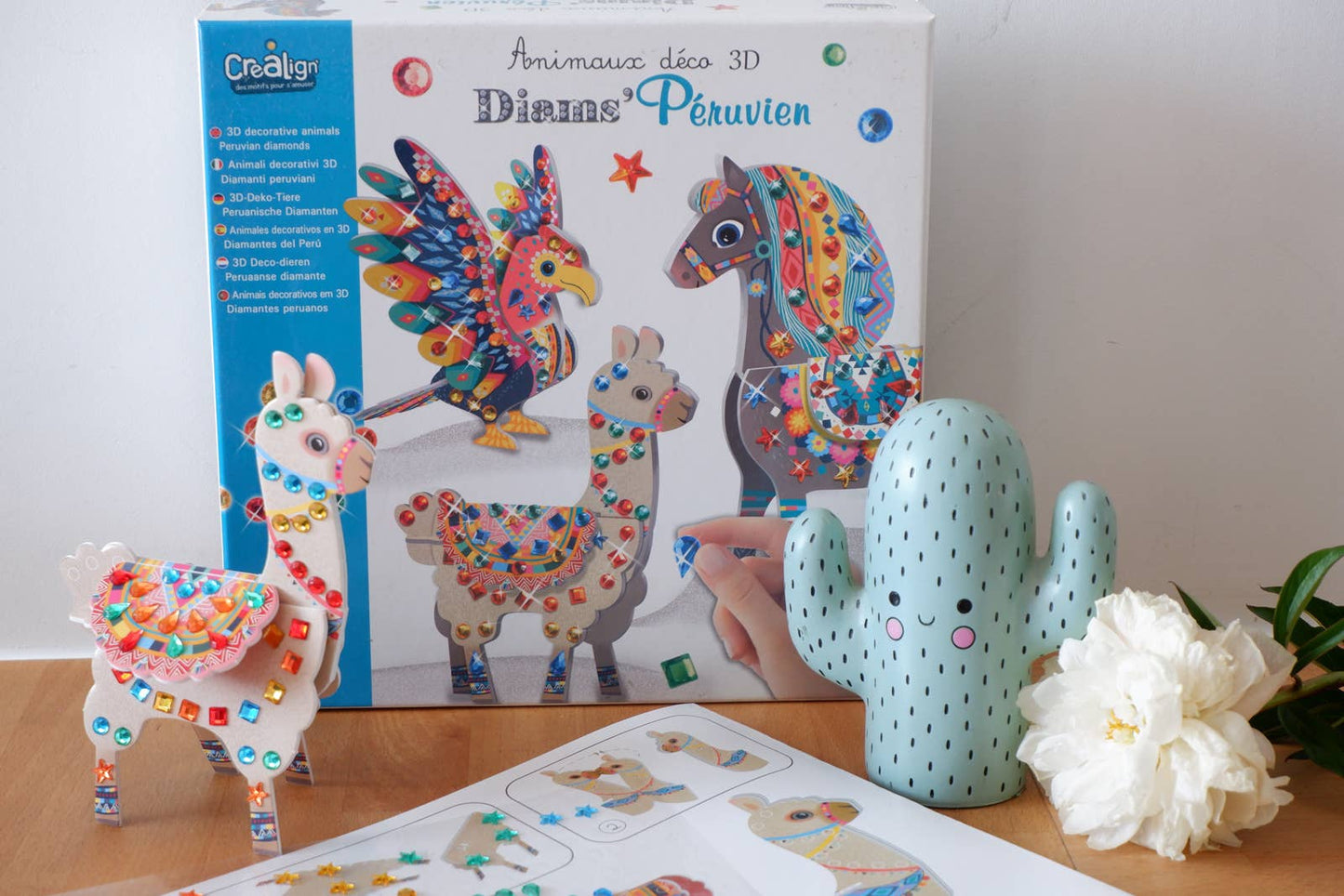 Villem 3D Decor Animals "Peruvian Diams" Créa Lign'