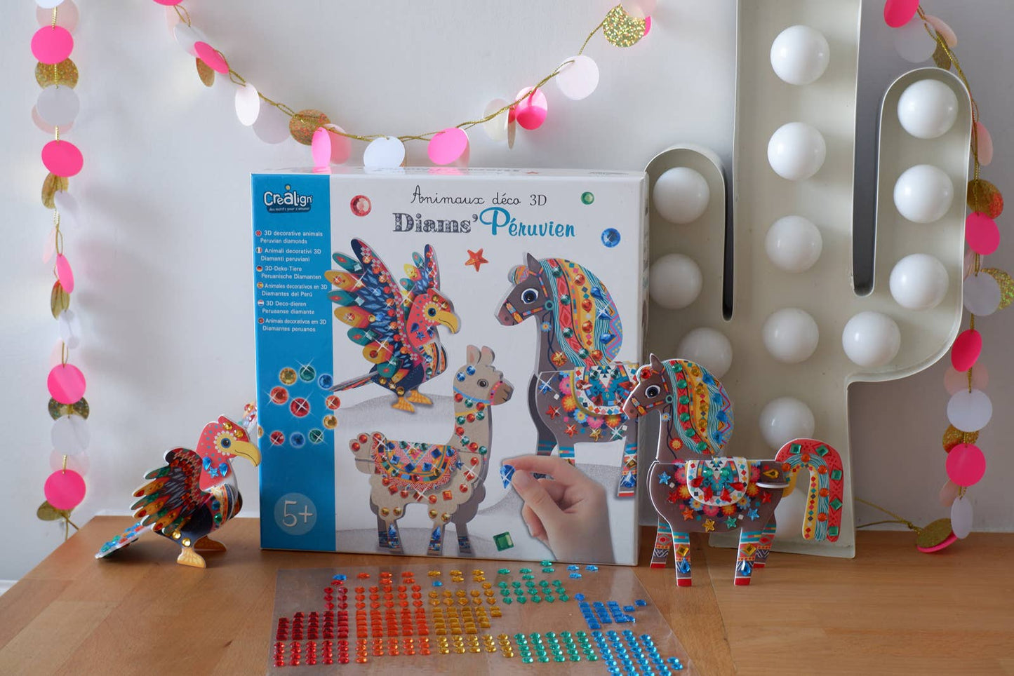 Villem 3D Decor Animals "Peruvian Diams" Créa Lign'