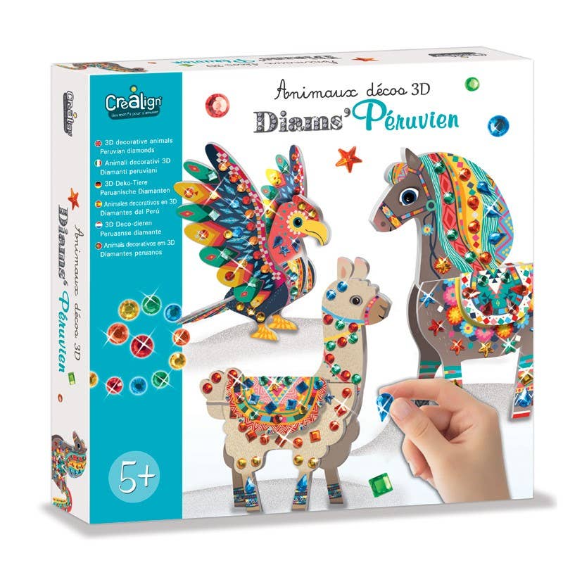 Villem 3D Decor Animals "Peruvian Diams" Créa Lign'