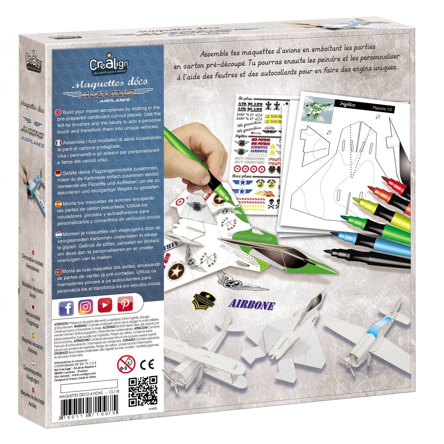 Villem Deco models “Planes” Créa Lign'