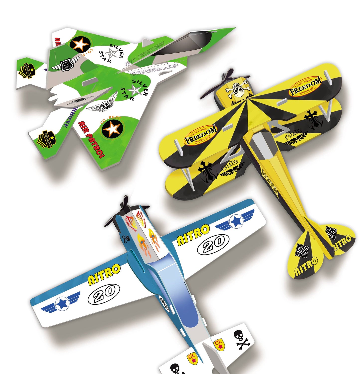 Villem Deco models “Planes” Créa Lign'