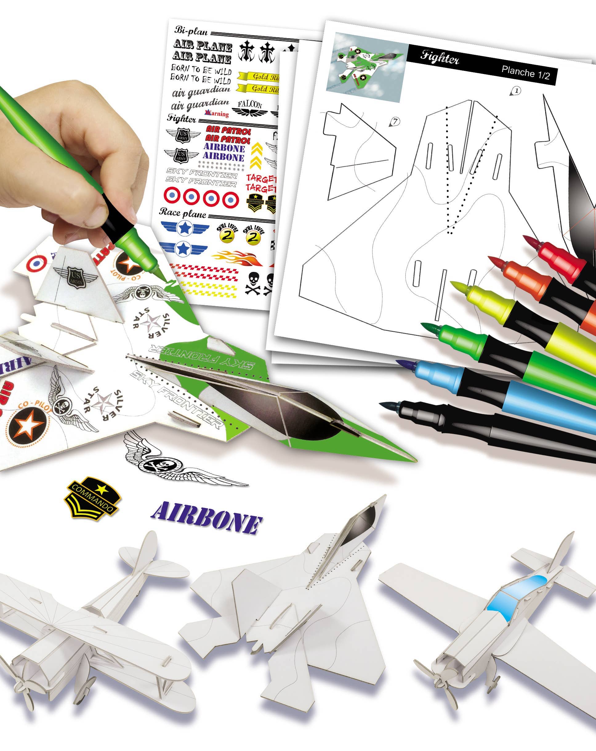 Villem Deco models “Planes” Créa Lign'