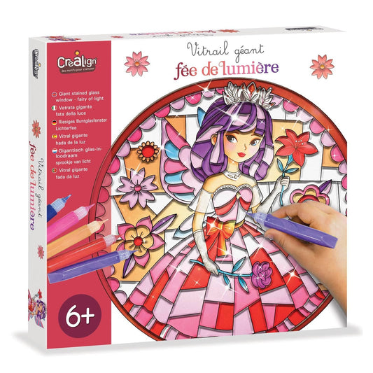 Villem Giant Stained Glass „Fairy of Light” vitraažikomplekt Créa Lign