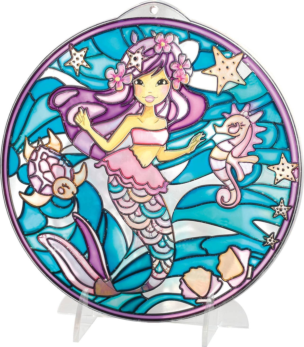 Villem Giant Stained Glass „Mermaid of Light” vitraažikomplekt Créa Lign