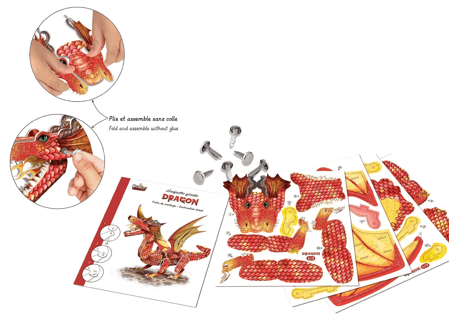 Villem H- Créa Lign meisterdamiskomplekt suur Draakon Créa Lign’