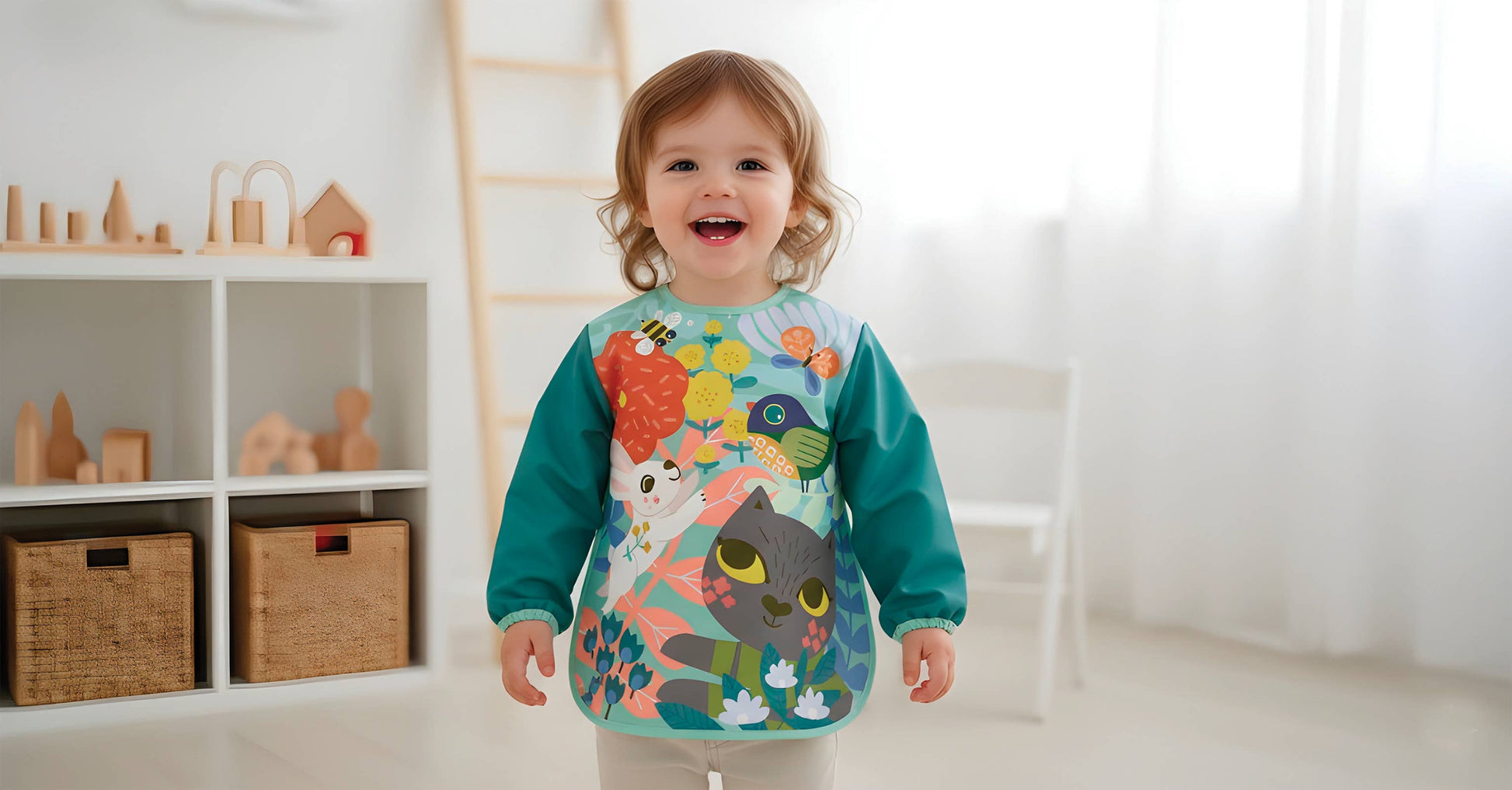 Villem My First Artist's Apron [1–3 years] Cat Créa Lign'