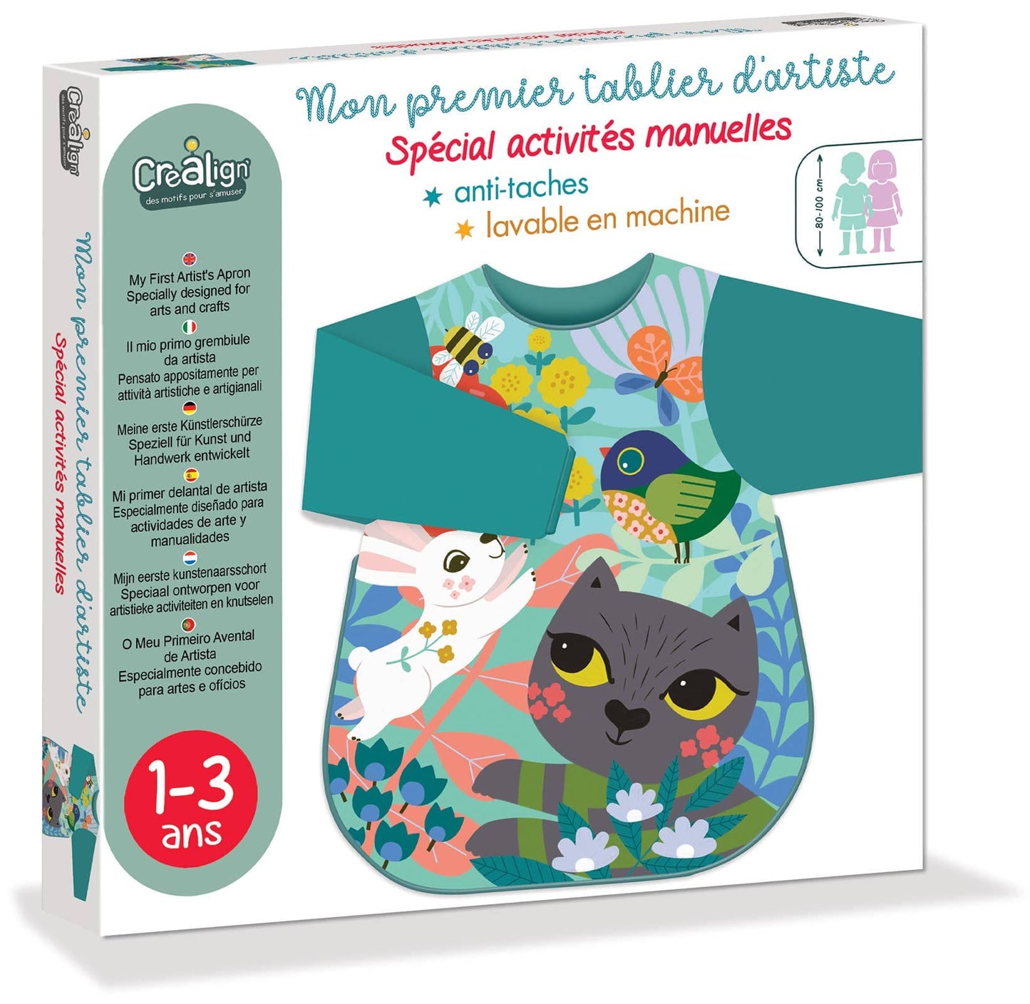Villem My First Artist's Apron [1–3 years] Cat Créa Lign'