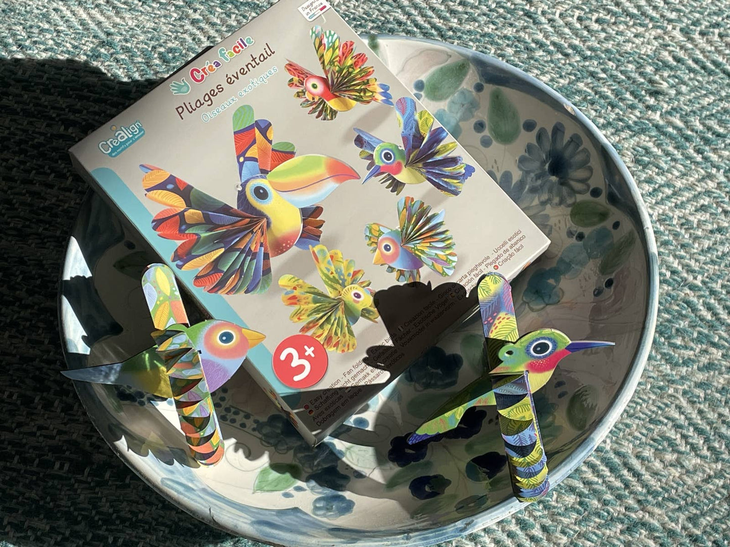 Villem Pabervoltimise loovkomplekt – Eksootilised linnud Créa Lign'