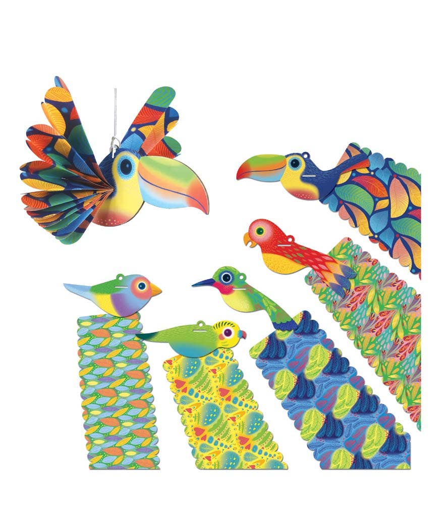 Villem Pabervoltimise loovkomplekt – Eksootilised linnud Créa Lign'