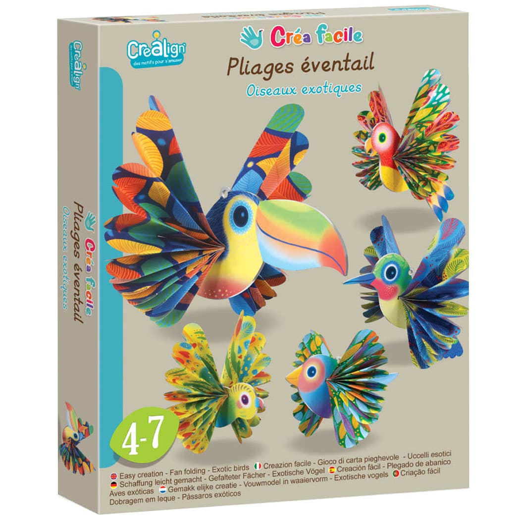 Villem Pabervoltimise loovkomplekt – Eksootilised linnud Créa Lign'