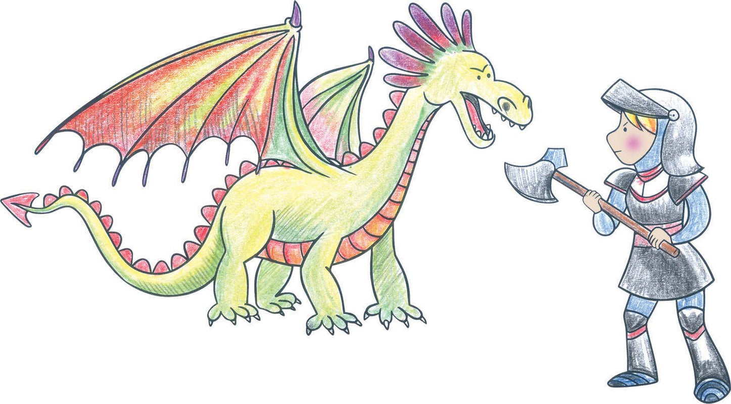 Villem Stamp Characters: Knights and Dragons Créa Lign'