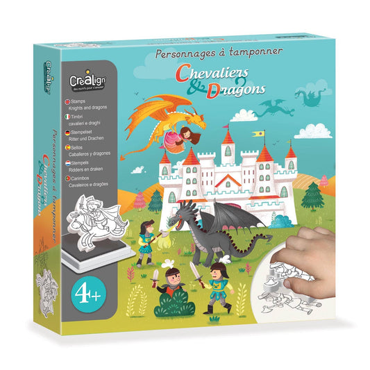 Villem Stamp Characters: Knights and Dragons Créa Lign'