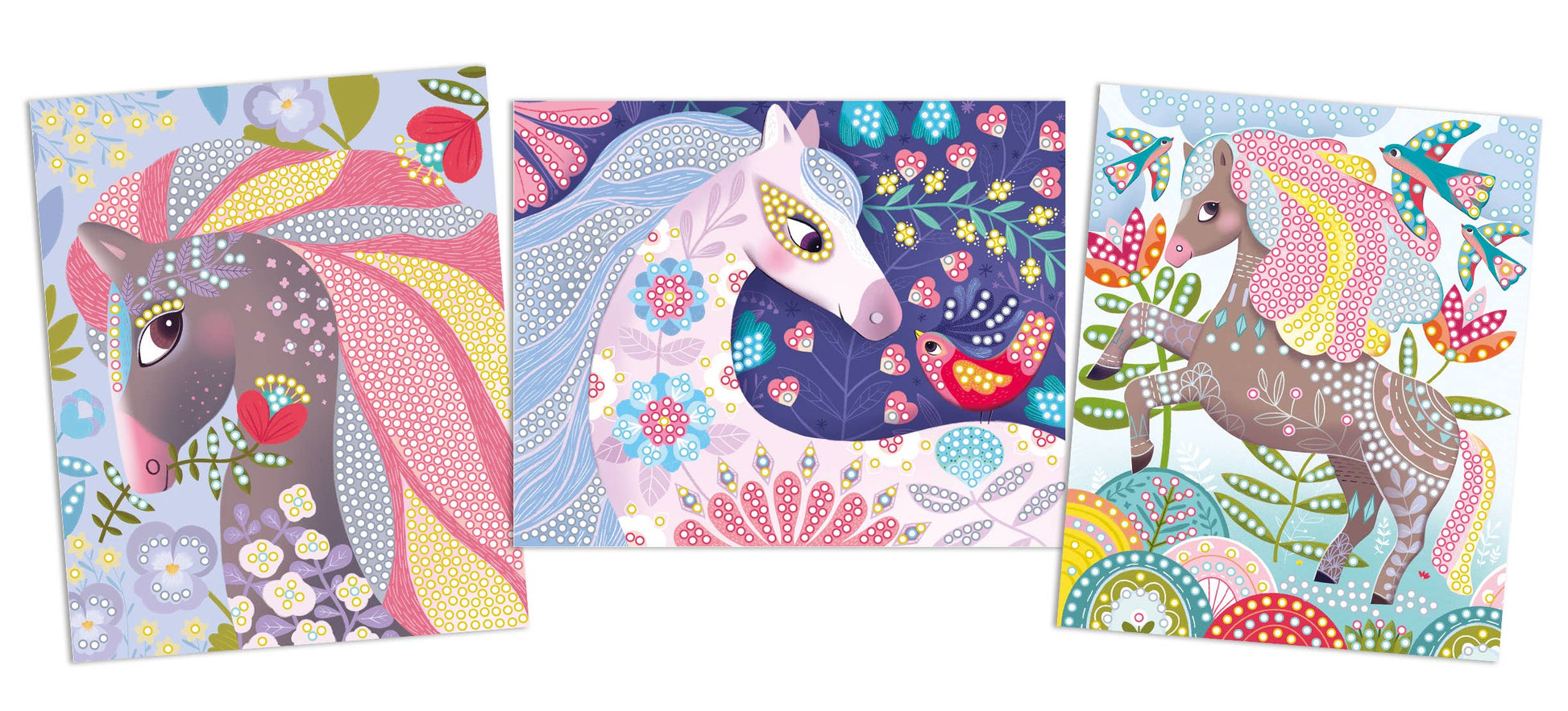 Villem Teemantpliiatsitega kaunistamise loovkomplekt – Sädelevad kaardid Créa Lign