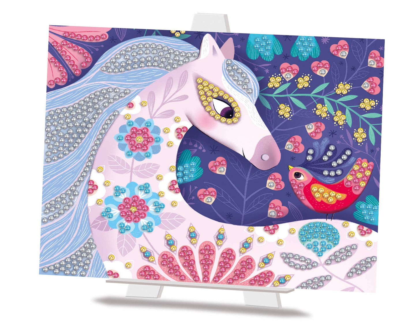 Villem Teemantpliiatsitega kaunistamise loovkomplekt – Sädelevad kaardid Créa Lign