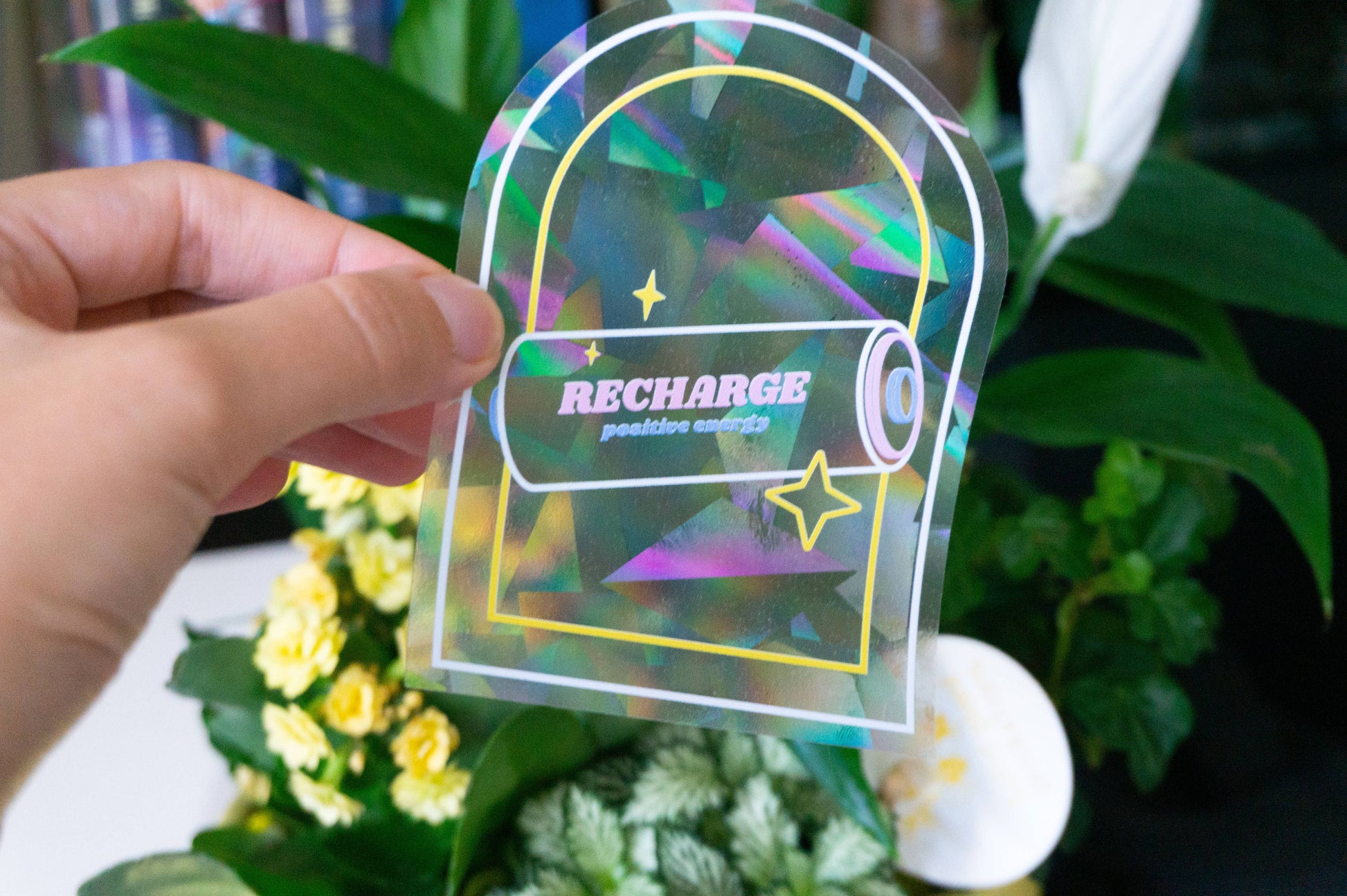 Villem Vikerkaare päikesepüüdja kleebis "Bee and Sunflowers" Creative Goodie