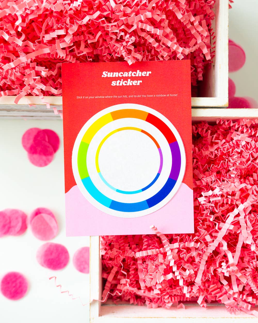 Villem Vikerkaare päikesepüüdja kleebis "Color Wheel" Creative Goodie