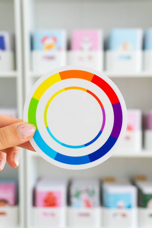 Villem Vikerkaare päikesepüüdja kleebis "Color Wheel" Creative Goodie