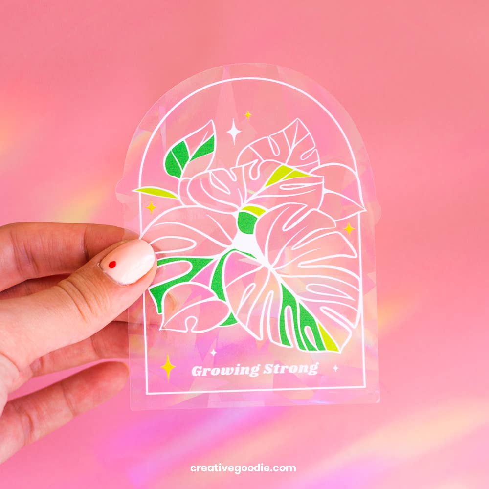 Villem Vikerkaare päikesepüüdja kleebis "Growing Strong" Creative Goodie