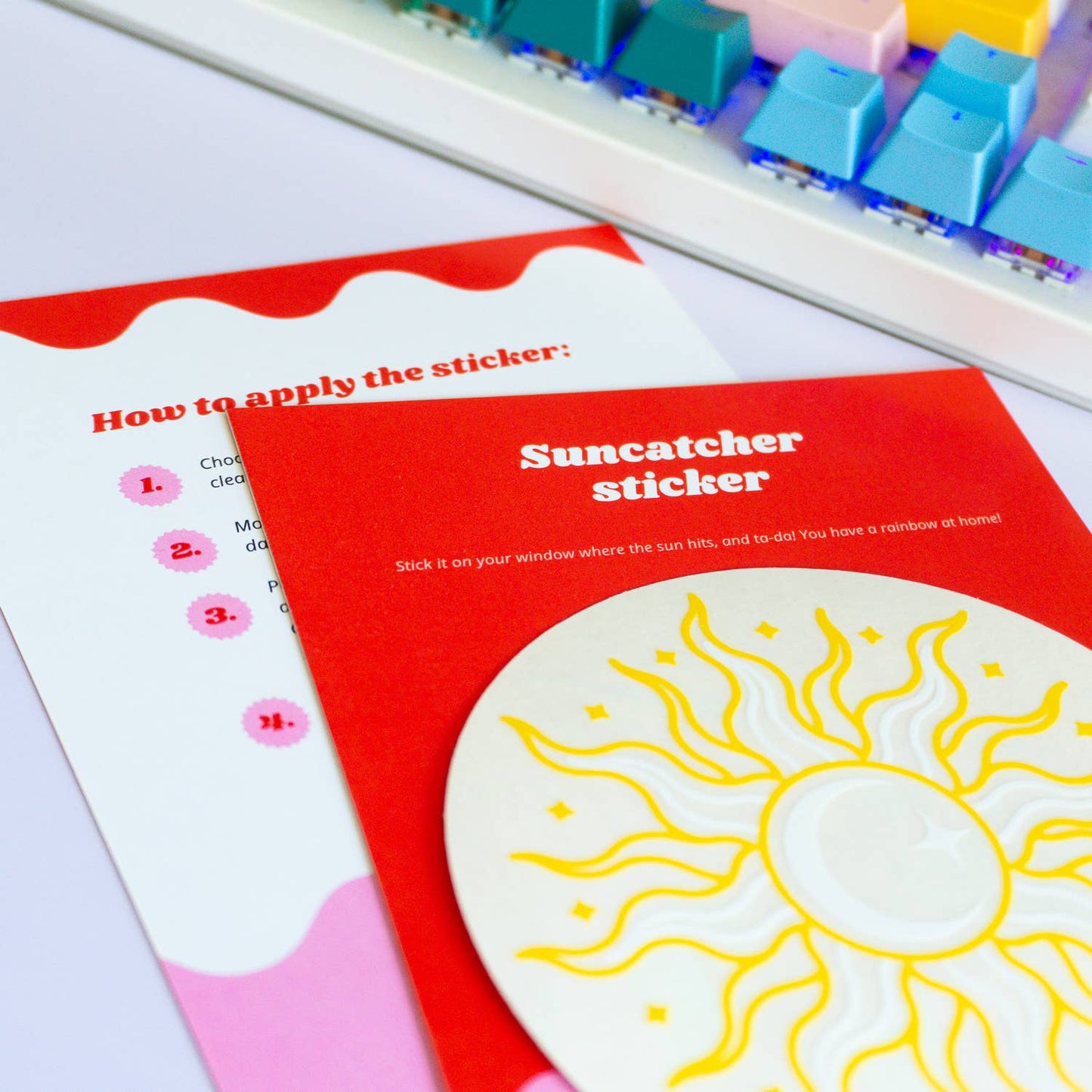 Villem Vikerkaare päikesepüüdja kleebis "Sun" Creative Goodie