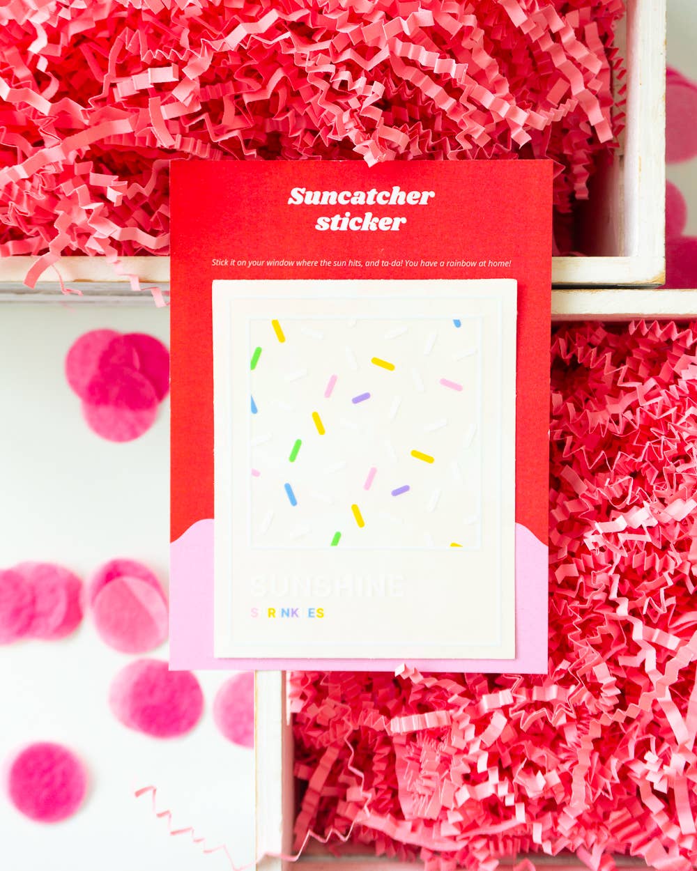 Villem Vikerkaare päikesepüüdja kleebis "Sunshine" Creative Goodie