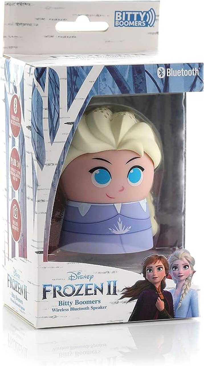 Villem 2 Inch Mini Bluetooth Speaker - Disney Frozen Elsa Curiosity Distribution