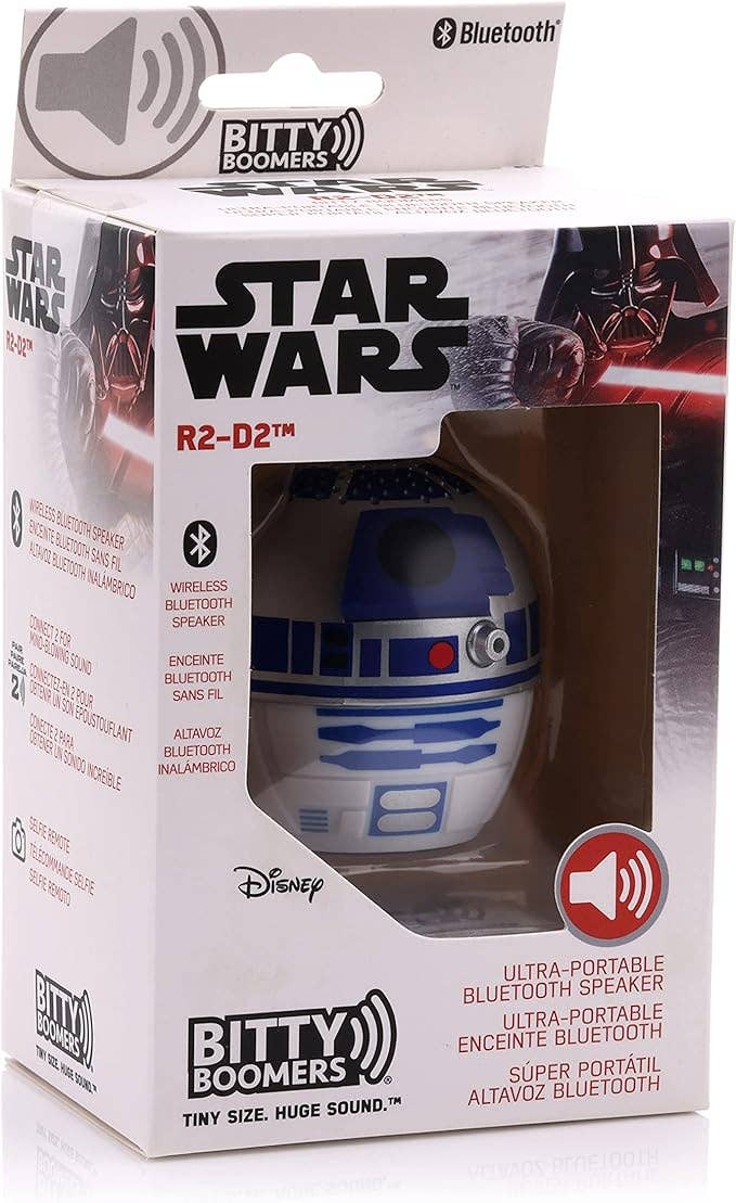 Villem 2 Inch Mini Bluetooth Speaker - Disney Star Wars - R2D2 Curiosity Distribution