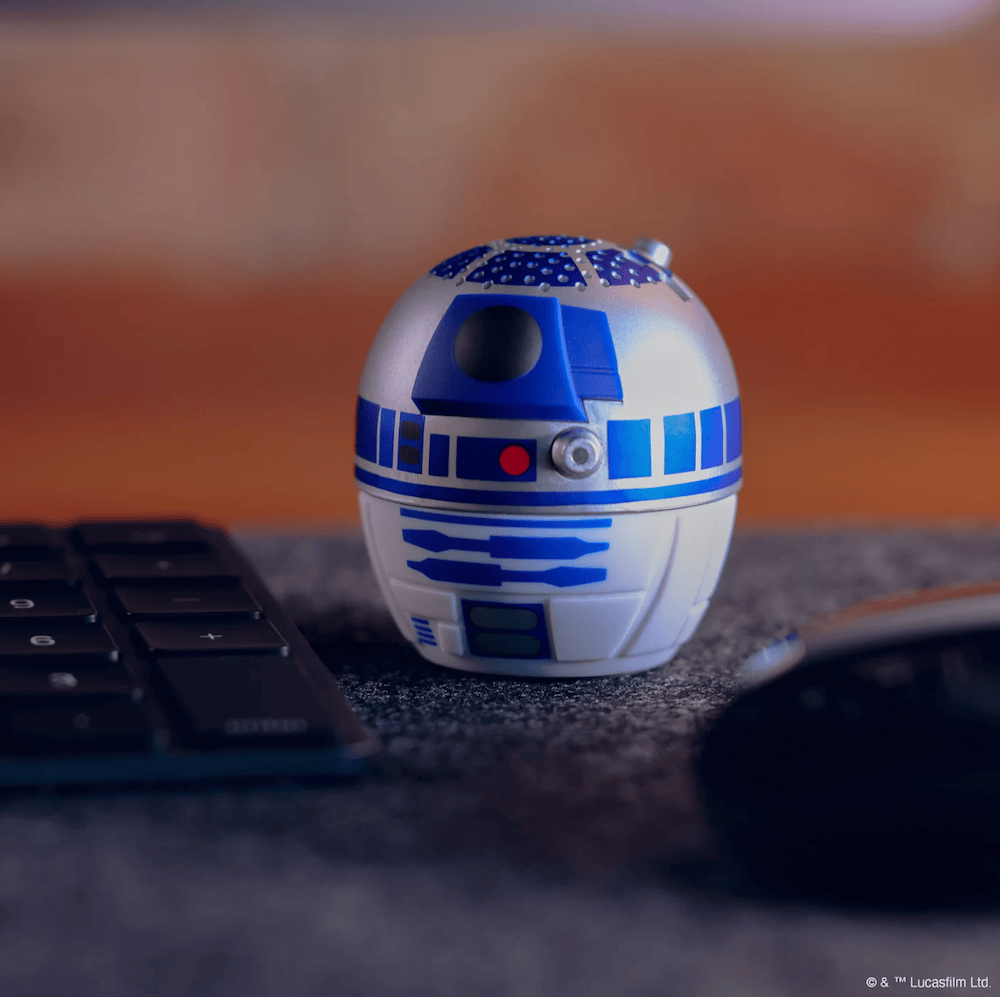 Villem 2 Inch Mini Bluetooth Speaker - Disney Star Wars - R2D2 Curiosity Distribution