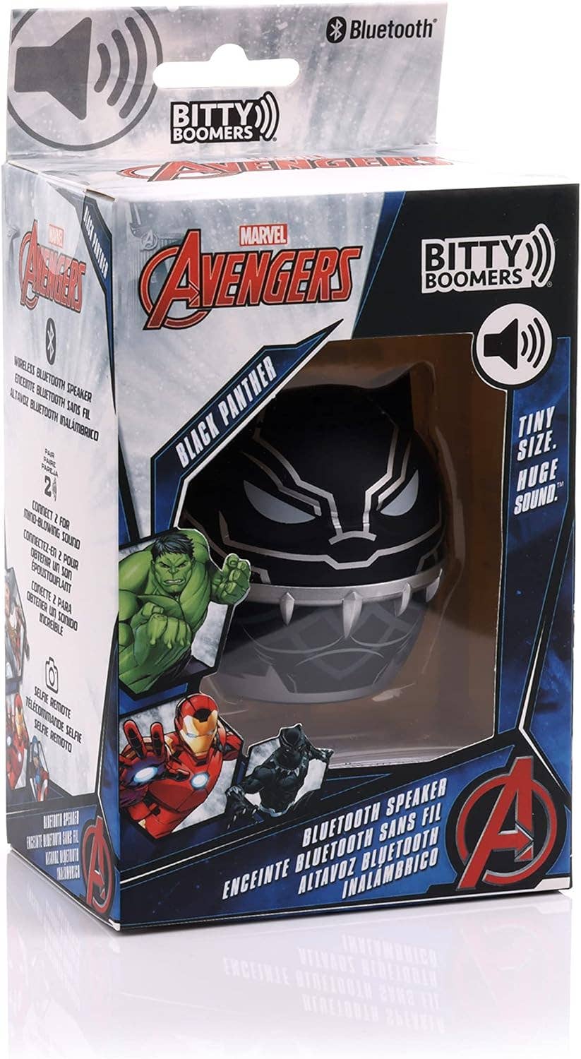 Villem 2 Inch Mini Bluetooth Speaker - Marvel Avengers - Black Panther Curiosity Distribution