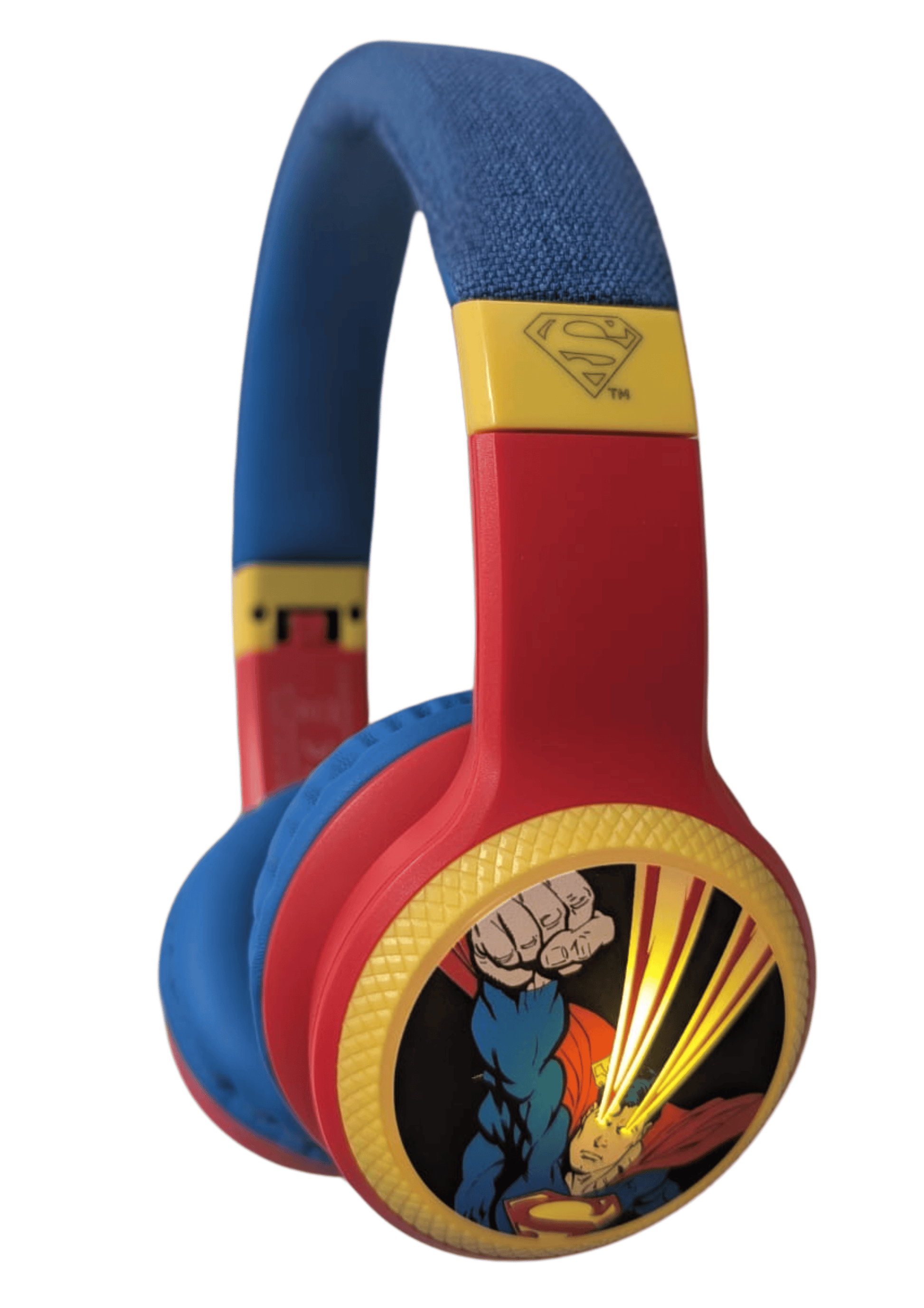 Villem DC Universe - Justice League - Superman - Foldable Light-Up Headphones with Microphone Curiosity Distribution