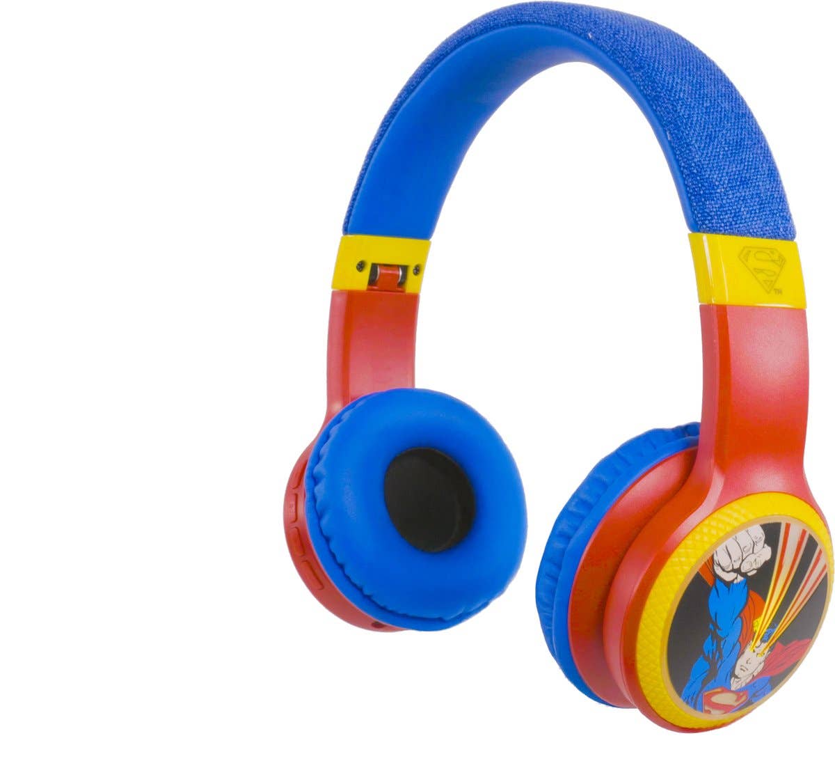 Villem DC Universe - Justice League - Superman - Foldable Light-Up Headphones with Microphone Curiosity Distribution