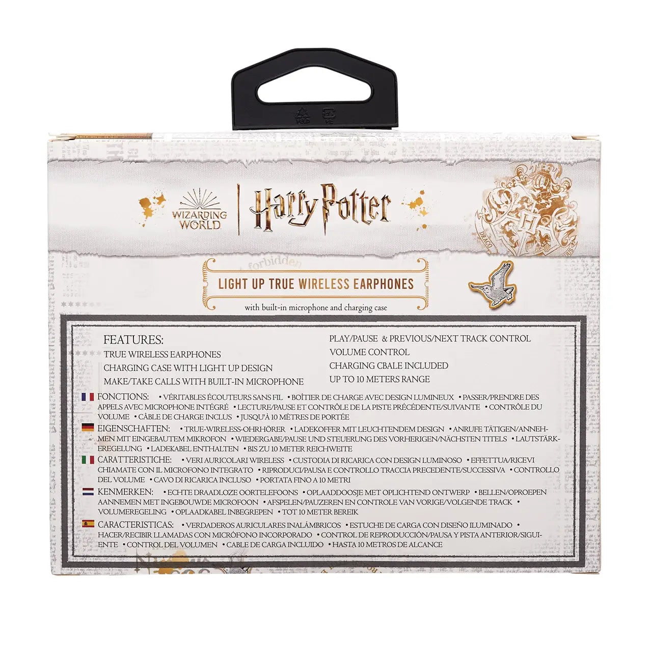 Villem Harry Potter - Hogworts - Earphones & Light Up Case Curiosity Distribution