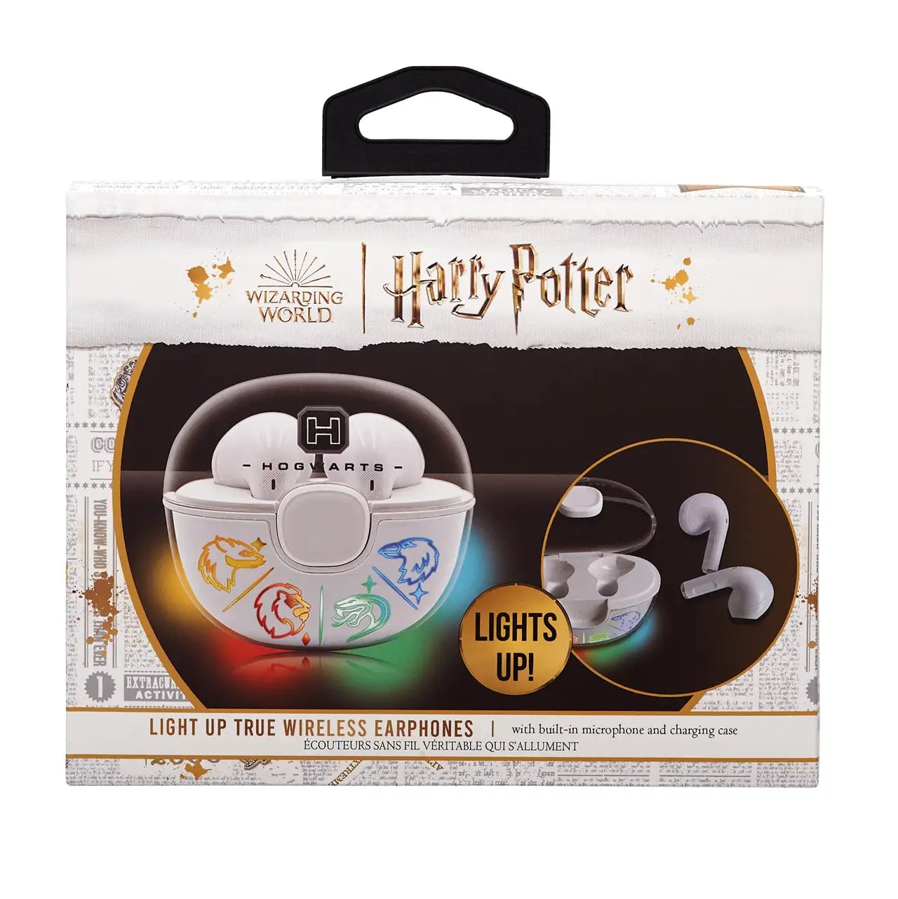 Villem Harry Potter - Hogworts - Earphones & Light Up Case Curiosity Distribution
