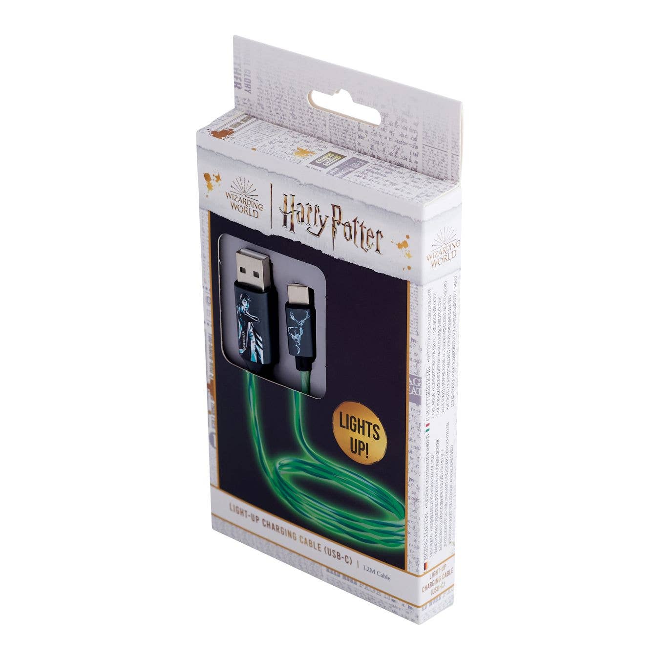 Villem Harry Potter - Patronus - Light-Up Charging Cable Curiosity Distribution