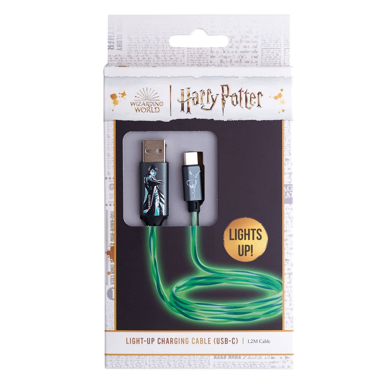 Villem Harry Potter - Patronus - Light-Up Charging Cable Curiosity Distribution