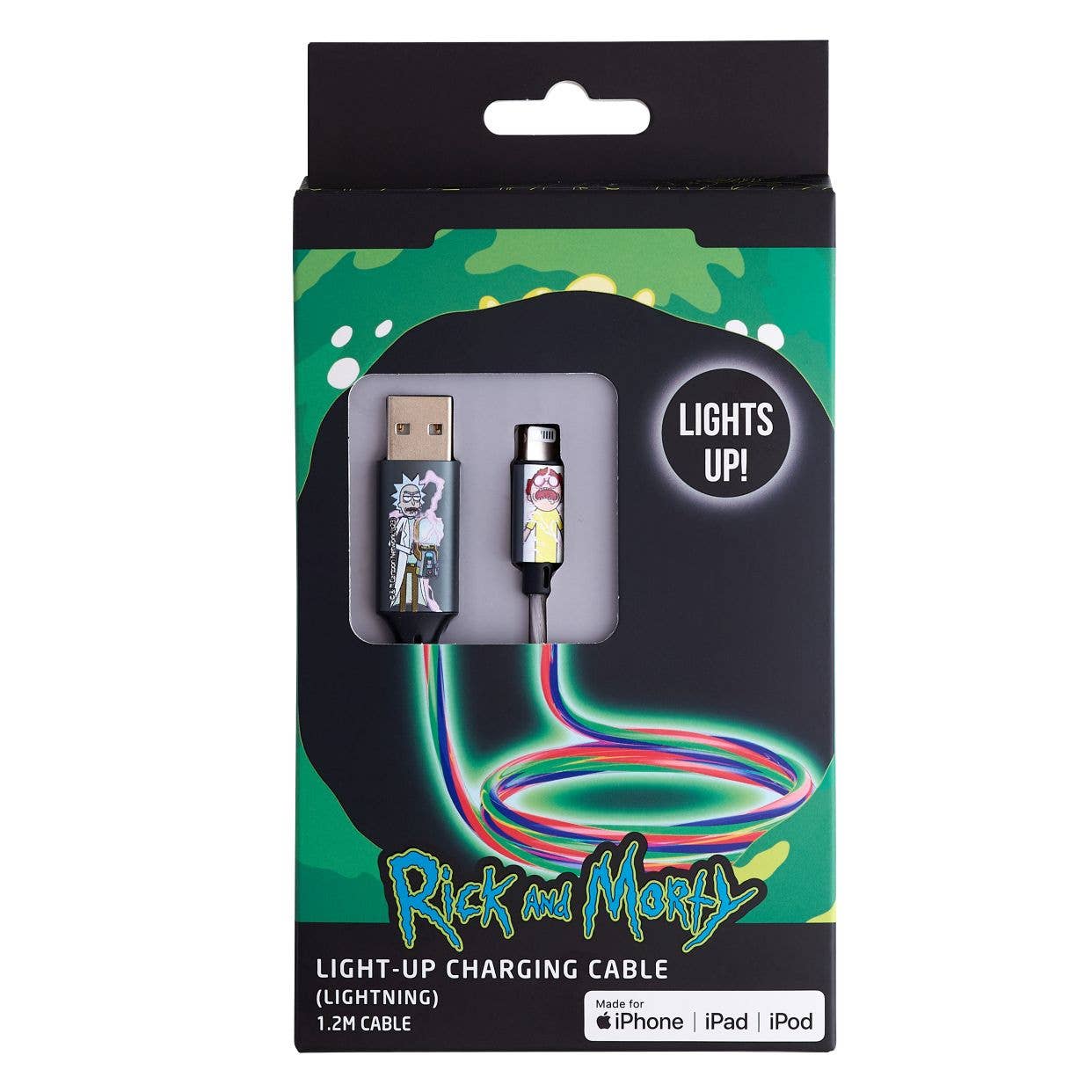 Villem Rick & Morty - Light-Up Charging Cable Curiosity Distribution