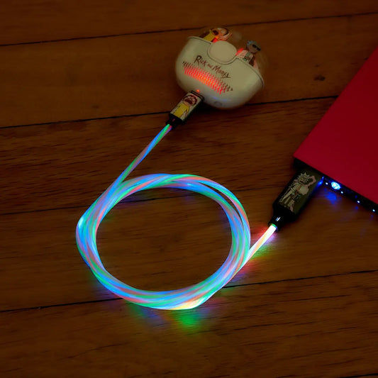 Villem Rick & Morty - Light-Up Charging Cable Curiosity Distribution