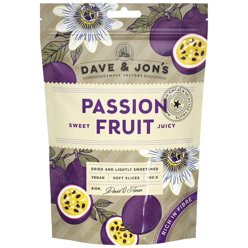 Villem Dave & Jon´s Passion Fruit 100g Dave & Jon’s