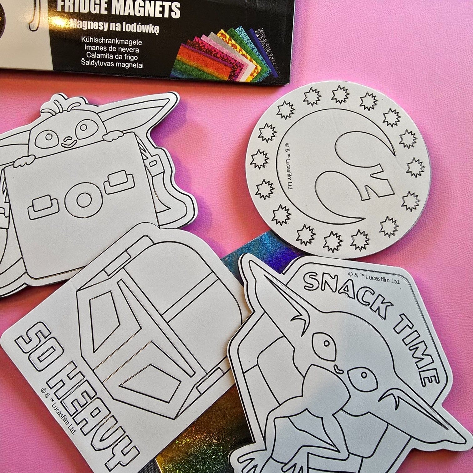 Villem Tee ise! DISNEY magnetikomplekt 4tk - Mandalorian Disney